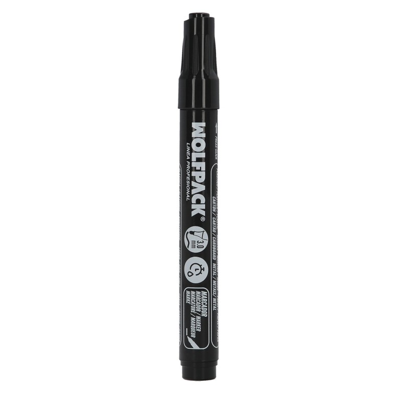 Rotulador Permanente Profesional Negro,