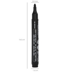 Rotulador Permanente Profesional Negro,