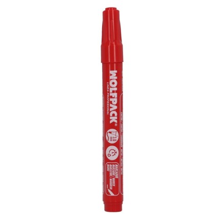 Rotulador Permanente Profesional Rojo,