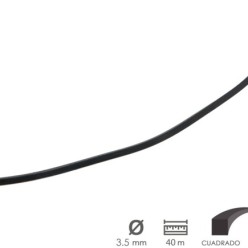 Hilo Nylon/alum,Cuadrad,Prof,3,5mm (40m)