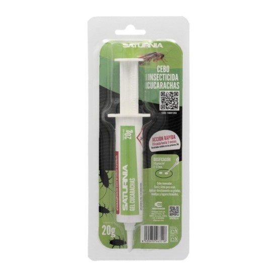 Cebo Insecticida Gel Cucarachas Jeringa  20 Gramos al por Mayor | Almacén de Ferretería