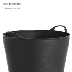 Capazo Plastico Negro Numero 42