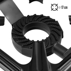 Hornillo Gas 4 Pies 40x40 cm, Potencia 7,000 Watts,