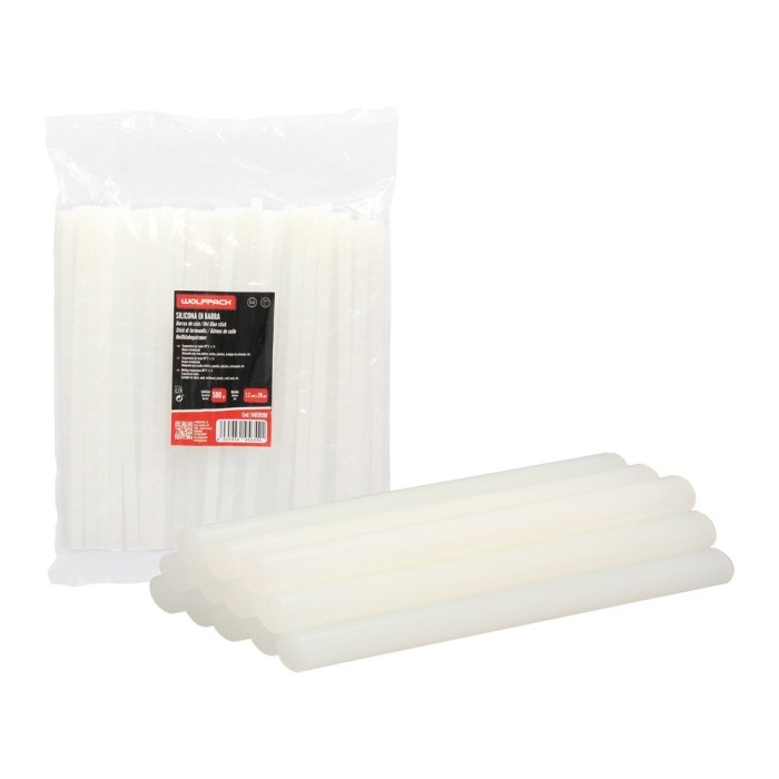 Barras De Pegamento Caliente Ø 7,2 mm, bolsa De 500 Gramos, Barras Silicona, Pegamento Pistola Termofusible, Silicona Pistola al
