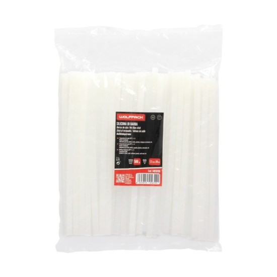Barras De Pegamento Caliente Ø 7,2 mm, bolsa De 500 Gramos, Barras Silicona, Pegamento Pistola Termofusible, Silicona Pistola al