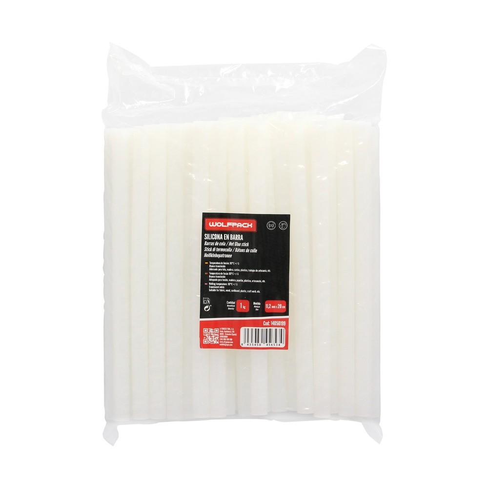 Barras De Pegamento Caliente Ø 11,2 mm, bolsa De 1 Kg, Barras Silicona, Pegamento Pistola Termofusible, Silicona Pistola al por 