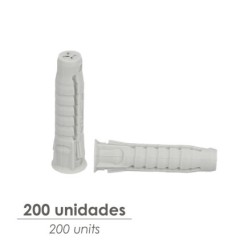 Taco 5 x 25 N+plus Nylon Caja 200 Uds,