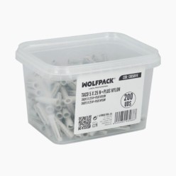 Taco 5 x 25 N+plus Nylon Caja 200 Uds,