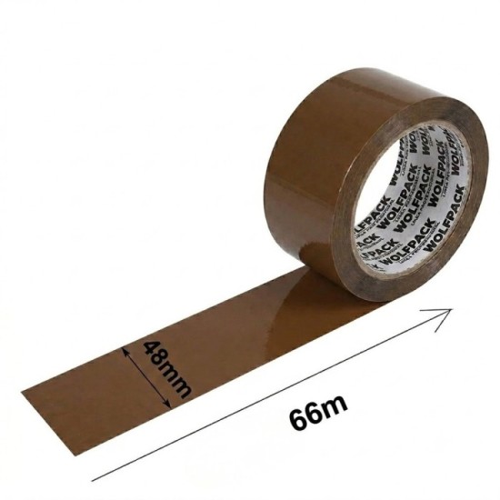 Cinta Embalar Marron 48 mm, x 66 m, al por Mayor | Almacén de Ferretería