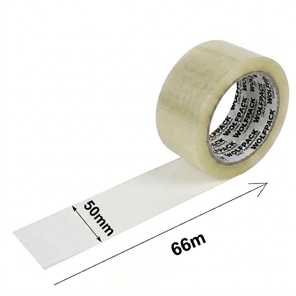 Cinta Embalar Transparente 48 mm, x 66 m, al por Mayor | Almacén de Ferretería