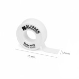 Cinta PTFE Wolfpack  12 mm, x 10 m, (Paquete 10 Rollos) al por Mayor | Almacén de Ferretería