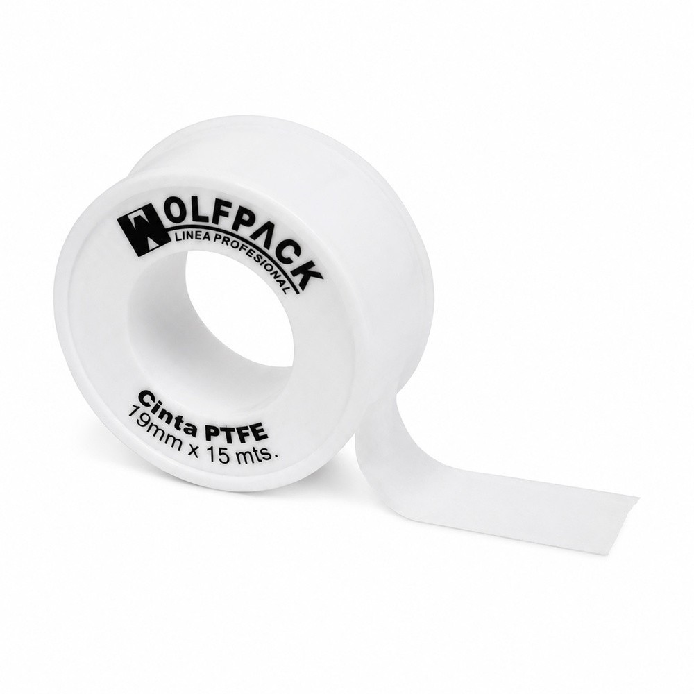 Cinta PTFE Wolfpack  19 mm, x 15 m, (Paquete de 10 Rollos) al por Mayor | Almacén de Ferretería