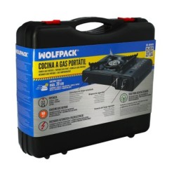 Cocina Gas Inoxidable A Cartucho Con Maletin, Cocina Portatil, Cartuchos Gas 230 gramos, Certificacion EN 17476/2021