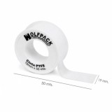 Cinta PTFE Wolfpack 19 mm, x 50 m, Grueso, (Paquete de 5 Rollos) al por Mayor | Almacén de Ferretería