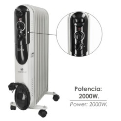 Radiador Aceite 2000w 9 Elementos