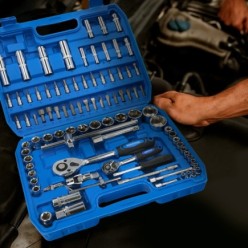 Juego Llaves Vaso y Puntas CRV 94 piezas 1/2" - 1/4"