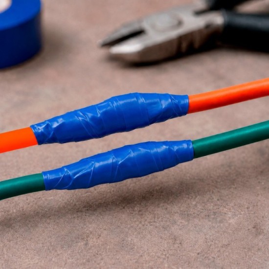 Cinta Aislante 20 m, x 19 mm,  Azul Uso doméstico al por Mayor | Almacén de Ferretería