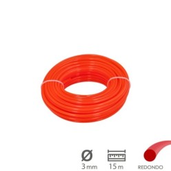 Hilo Nylon Redondo 3,0mm (Rollo 15mt,)