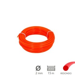 Hilo Nylon Redondo 2,0mm (Rollo 15mt,)