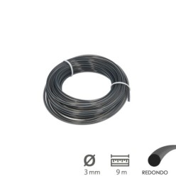 Hilo Nylon Redondo Profesional 3,0mm (Rollo 9mt,)
