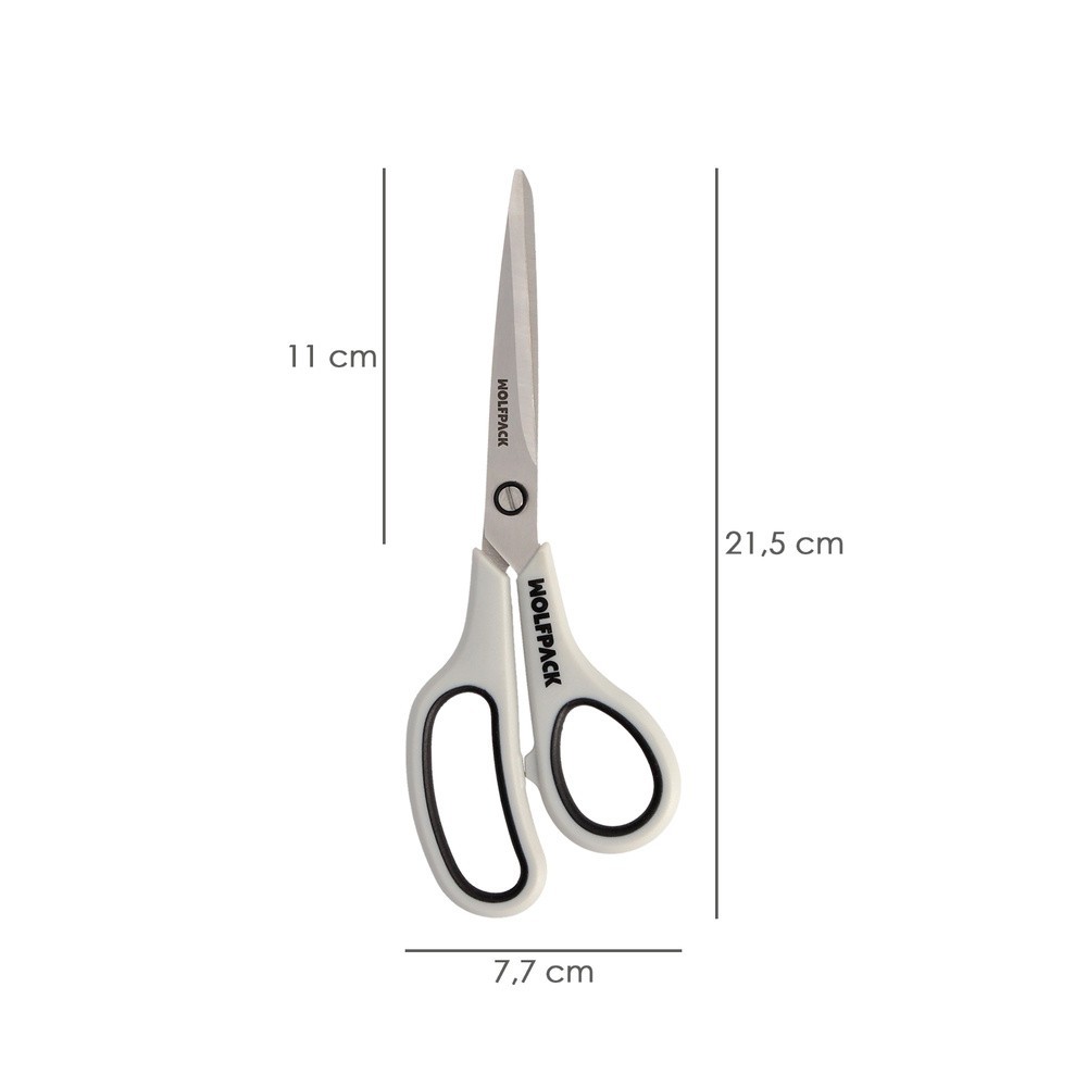 Tijeras Multiuso Acero Inoxidable 8,5" / 220 mm, Hojas Acero Inoxidable, Mango Comodo y Suave al por Mayor | Almacén de Ferreter