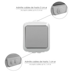 Interruptor Conmutador Con Tapa Simple