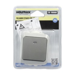 Pulsador Con Tapa y Con Luz