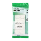 Fieltro Adhesivo Ø 24 mm, (Blister 8 Piezas) Blanco al por Mayor | Almacén de Ferretería