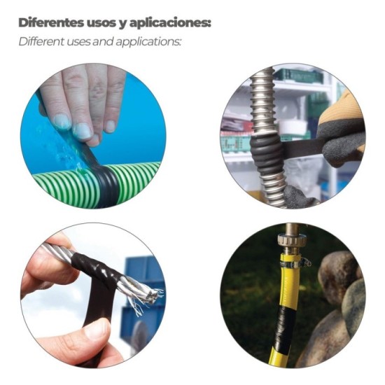 Cinta Reparacion Autosoldante Transparente 25 mm 2,5 metros, al por Mayor | Almacén de Ferretería