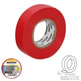Cinta Aislante Profesional Roja Espesor 0,13 mm, Ancho 19 mm, Rollo 25 Metros Cinta Electricista, Cinta Aislante Cables al por M