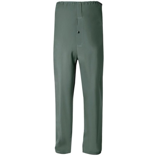 Traje de Agua Impermeable Verde Pvc         Talla 7-L al por Mayor | Almacén de Ferretería