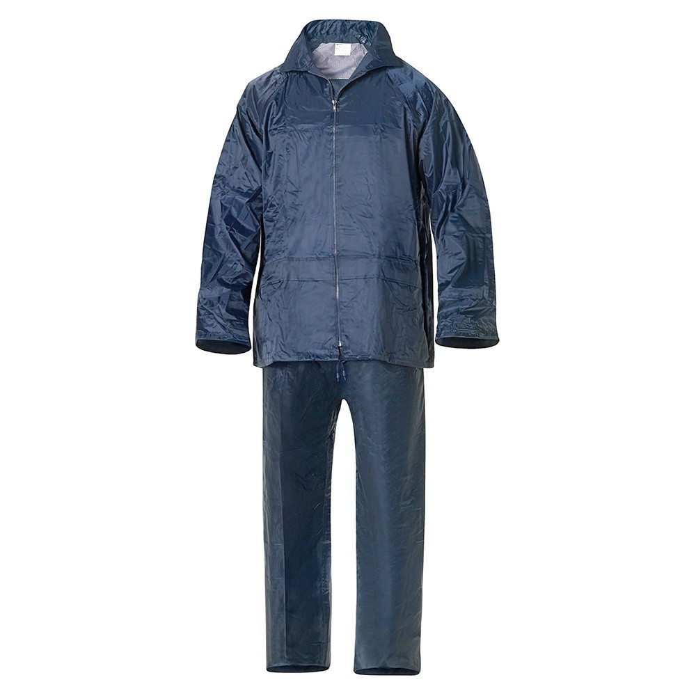 Traje de Agua Impermeable Azul Nylon        Talla 7-L al por Mayor | Almacén de Ferretería