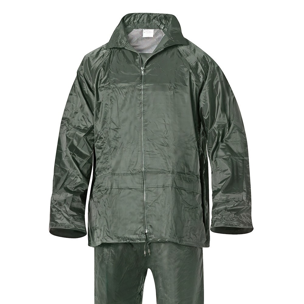Traje de Agua Impermeable Verde Nylon       Talla 8-XL al por Mayor | Almacén de Ferretería