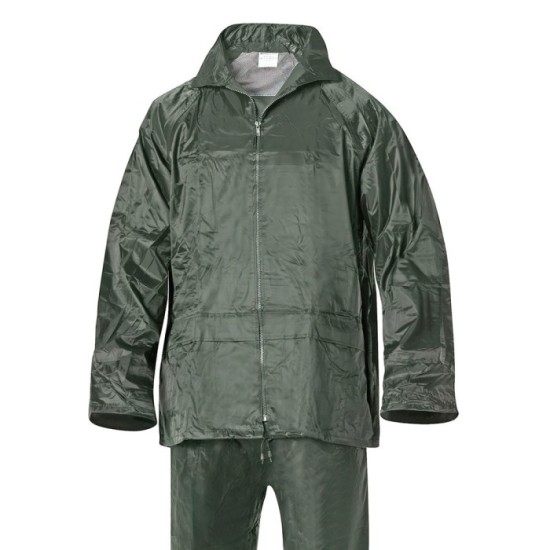 Traje de Agua Impermeable Verde Nylon       Talla 6-M al por Mayor | Almacén de Ferretería