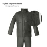 Traje de Agua Impermeable Verde Poliuretano Talla 7-L al por Mayor | Almacén de Ferretería