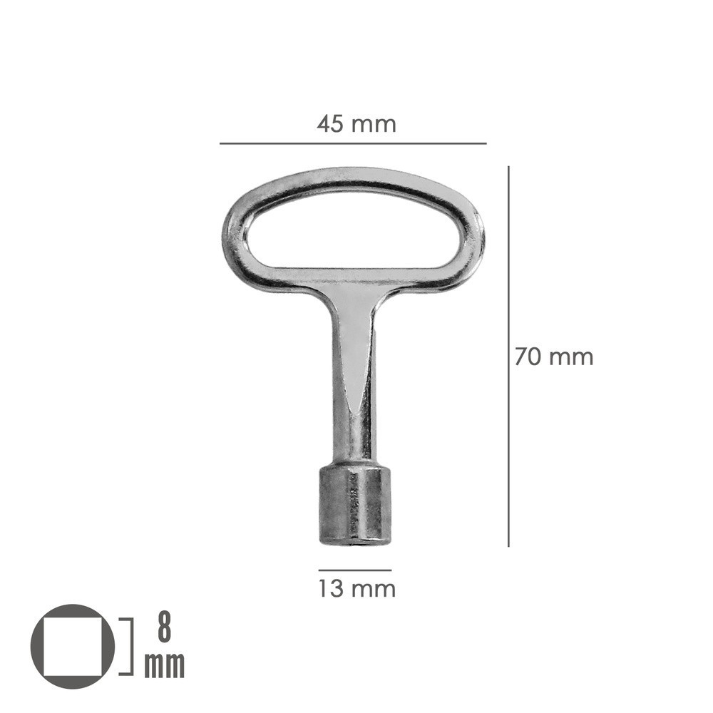 Llave Cierre Cuadrado 192 8 mm, al por Mayor | Almacén de Ferretería