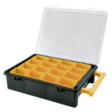 Maletin Organizador Plastico 16 Compartimentos Extraibles 242x188x60 mm, Caja Almacenaje, Malentin Organizador,