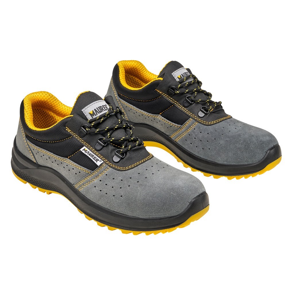 Zapato Seguridad Maurer S1 Modelo Vittoria Transpirables concon suela y puntera antiperforación Talla  44, al por Mayor | Almacé