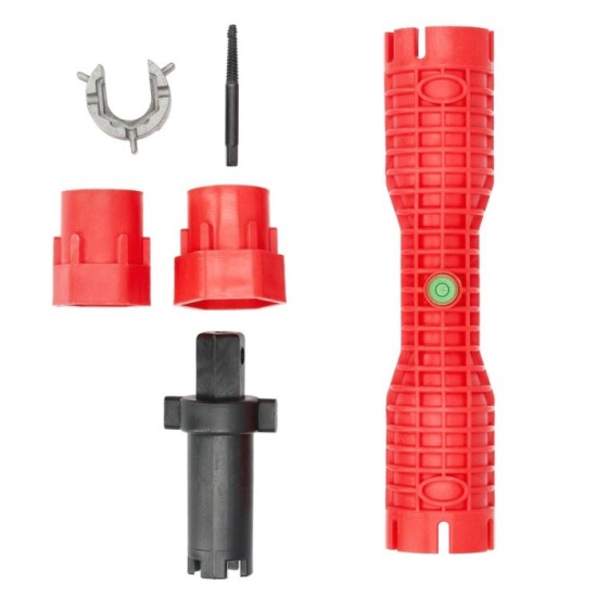 Llave Para Grifos Multifuncion Con Adaptador, Llave Hexagonal y Extractor de Tornillos al por Mayor | Almacén de Ferretería