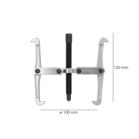Extractores Interiores / Exteriores 2 Brazos Ø 100 mm, / 4" Extractor Paralelo, Extractor Rodamientos, Extractor Engranajes al p
