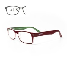 Gafas Lectura Kansas Rojo / Verde, Aumento +1,5 Gafas De Vista, Gafas De Aumento, Gafas Visión Borrosa