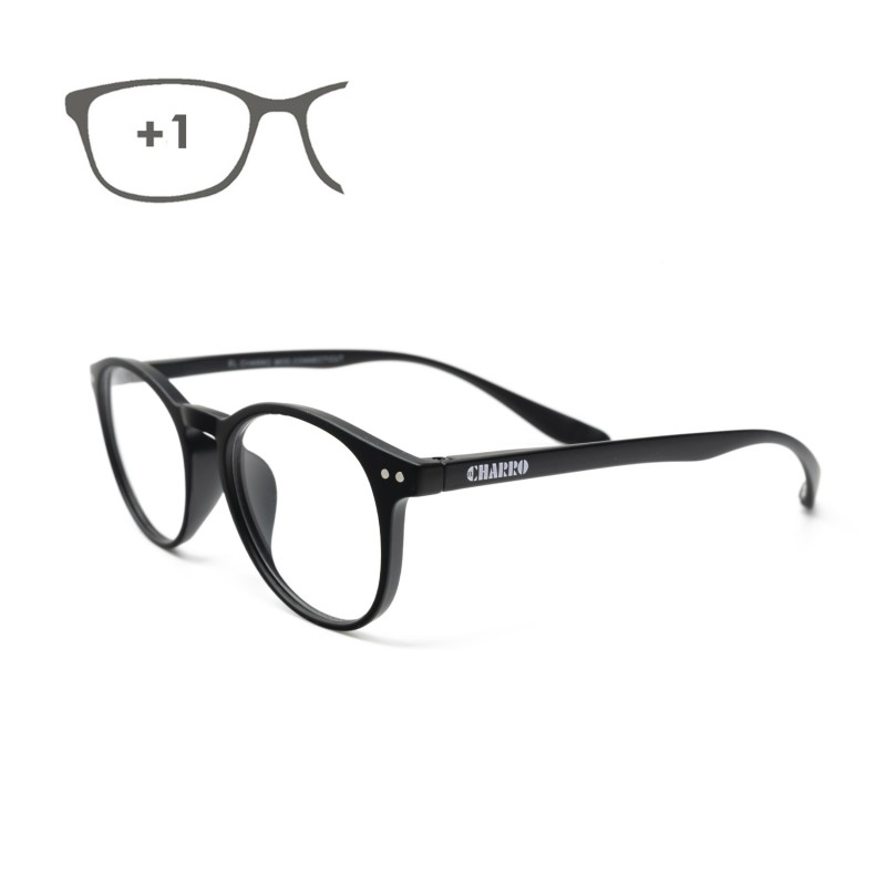 Gafas Lectura Connecticut Negras Aumento +1,0 Patillas Para Colgar Del Cuello , Gafas De Vista, Gafas De Aumento
