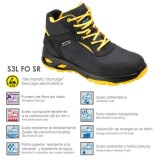 Botas Seguridad Maurer S3 Modelo Amerina Antideslizante con Suela Resistente a los Hidrocarburos, Talla 42, al por Mayor | Almac