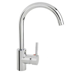 Monomando "Línea Flow" Fregadero Con Caño Alto Con Cartucho ceramico Ø 40 mm,