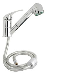 Monomando "Línea Flow" Fregadero Telescópico Con Cartucho Ceramico Ø 40 mm,