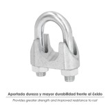 Sujetacables Galvanizado 14 mm,9/16" Uso Domestico al por Mayor | Almacén de Ferretería