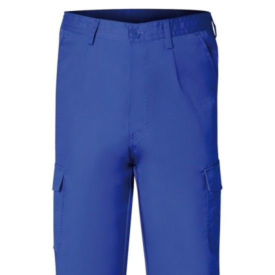 Pantalon De Trabajo Largo, Color Azul, Multibolsillos, Resistente, Talla 52 al por Mayor | Almacén de Ferretería