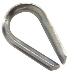 Guardacabos Zincado Para Cable  3 mm,