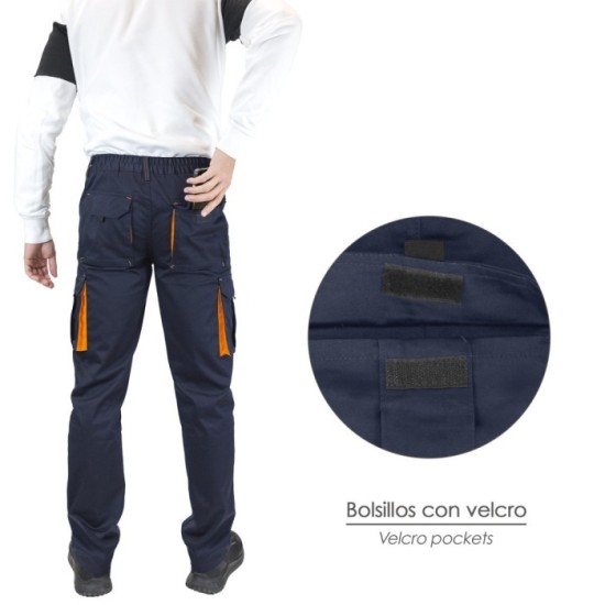 Pantalon Trabajo Talla 56 Azul Oscuro Spandex al por Mayor | Almacén de Ferretería