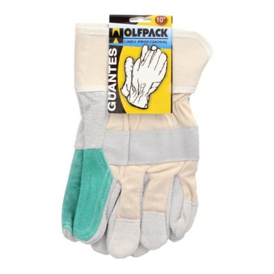 Guantes Americano Serraje Palma Reforzada (Par) al por Mayor | Almacén de Ferretería
